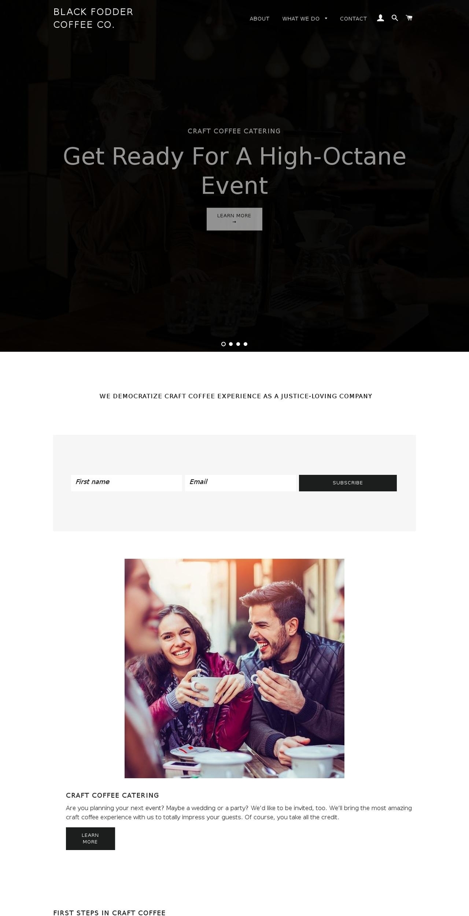 blackfodder.com shopify website screenshot