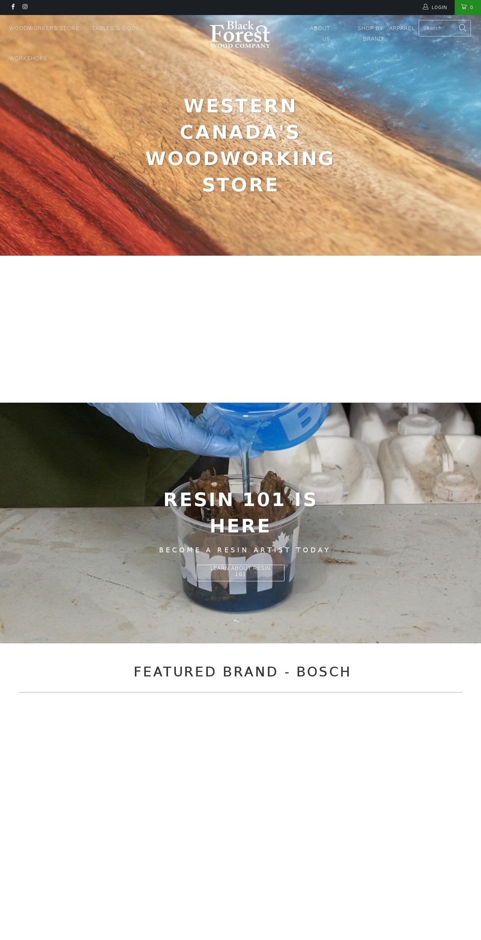 Turbo-portland Shopify theme site example blackforestwood.com