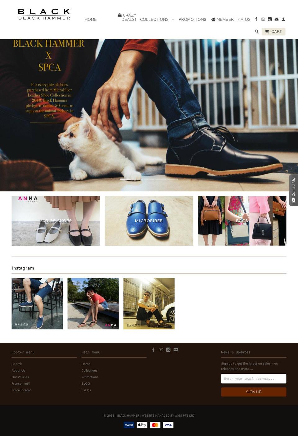 blackhammer.com.sg shopify website screenshot