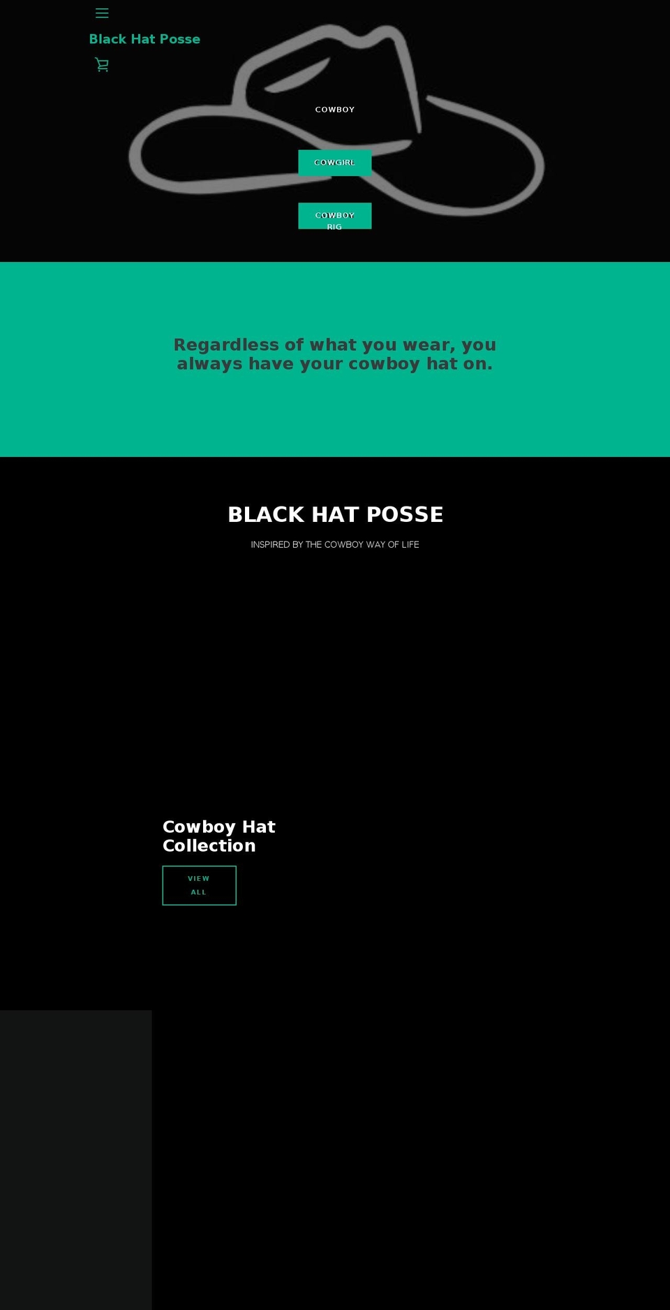 blackhatposse.net shopify website screenshot
