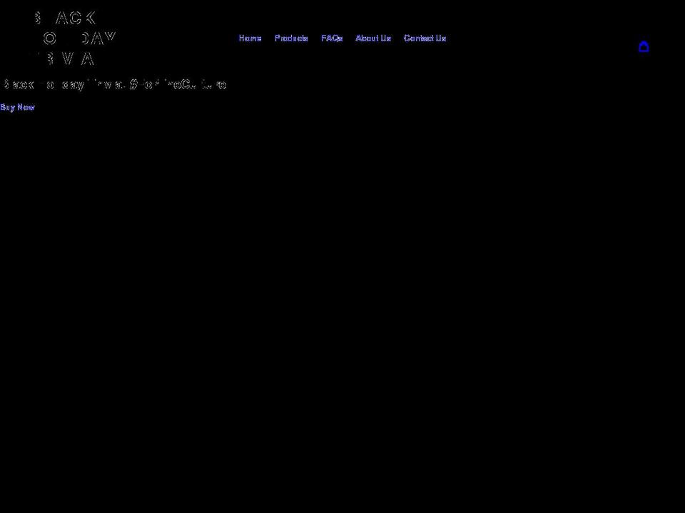 blackholidaytrivia.com shopify website screenshot