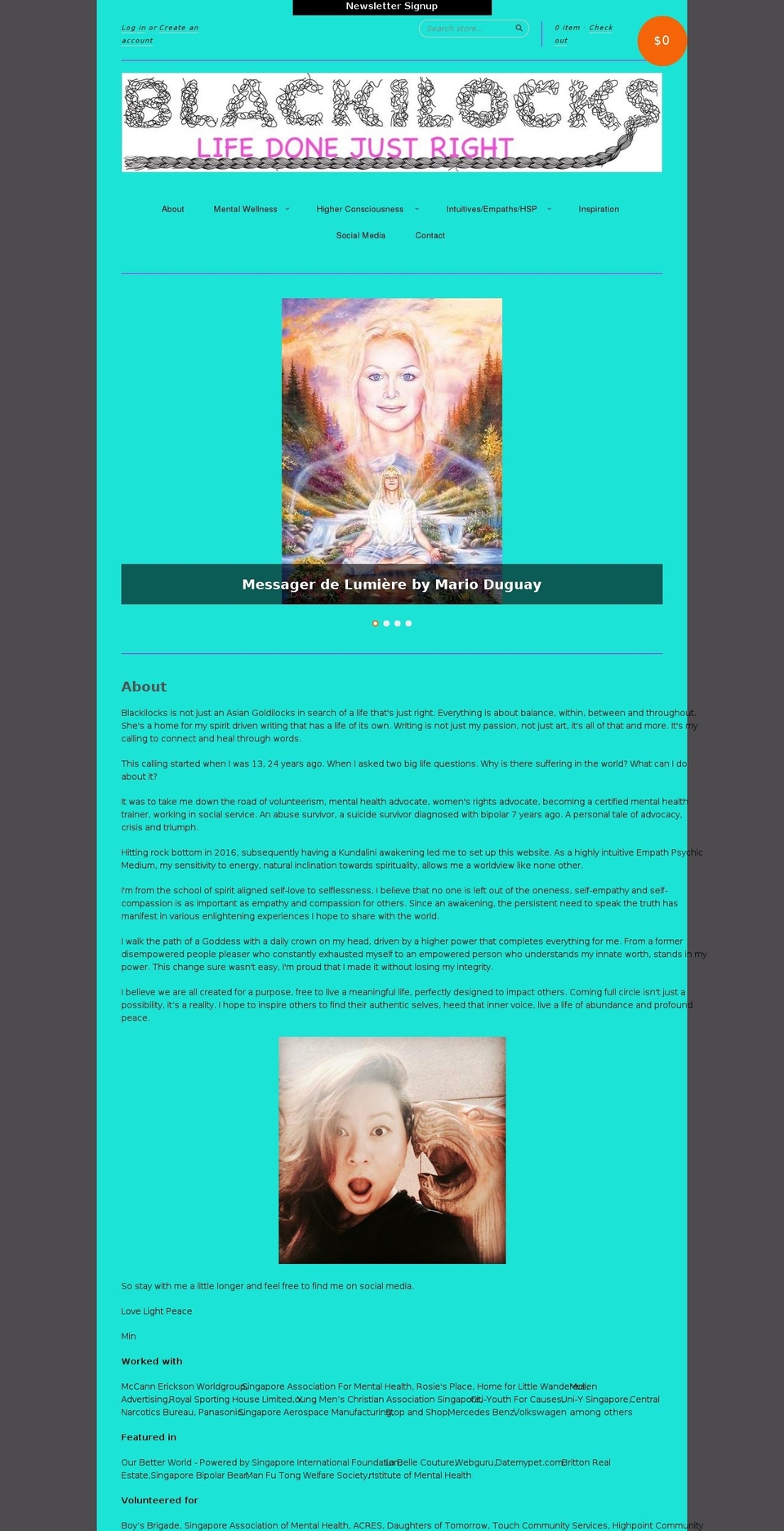blackilocks.com shopify website screenshot