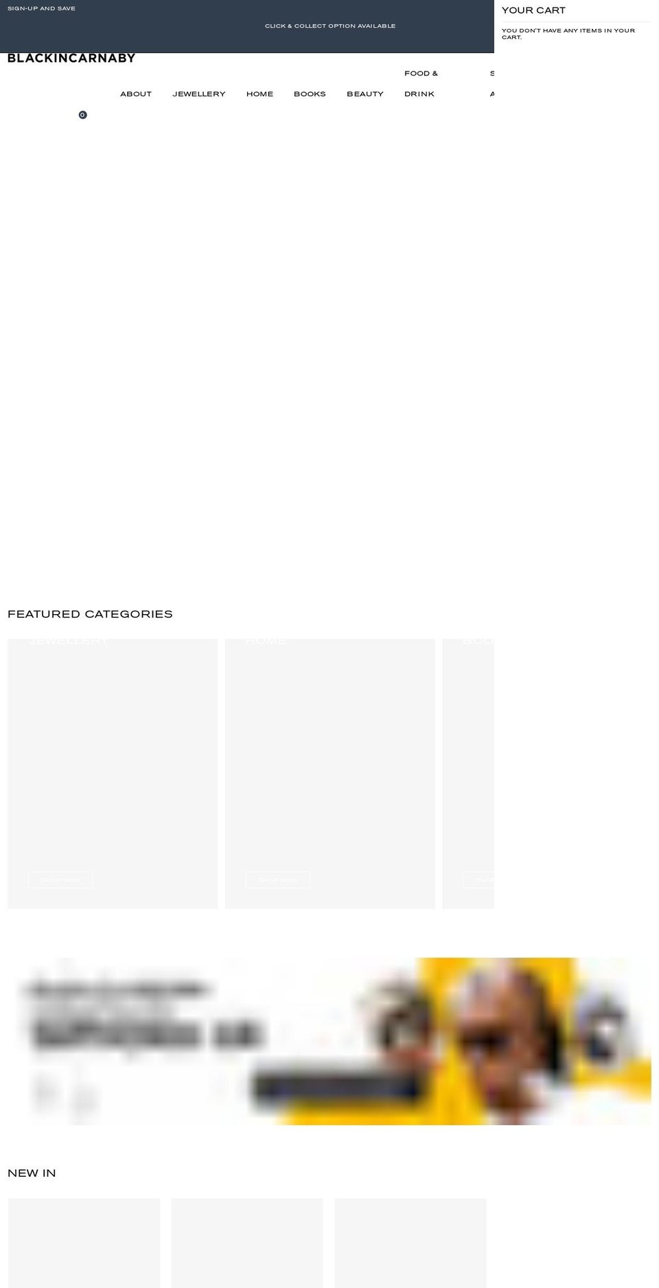 blackincarnaby.com shopify website screenshot