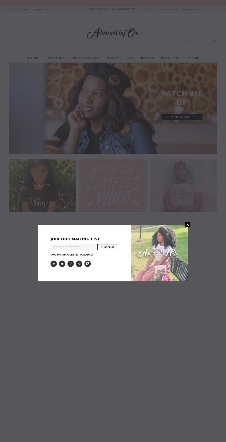 blackinkorea.com shopify website screenshot