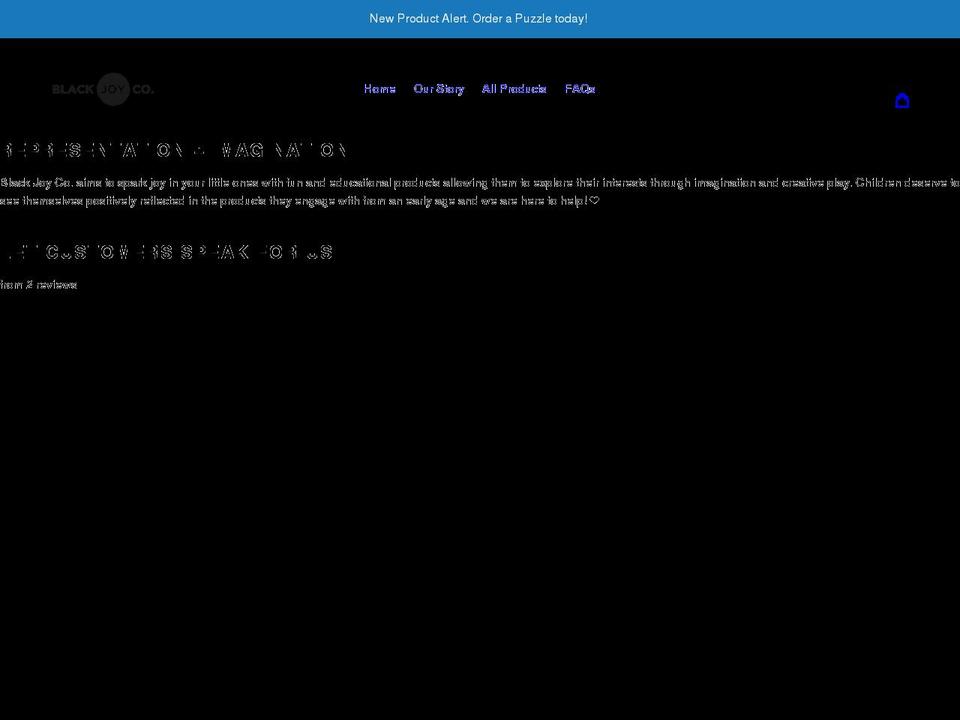 blackjoyco.com shopify website screenshot