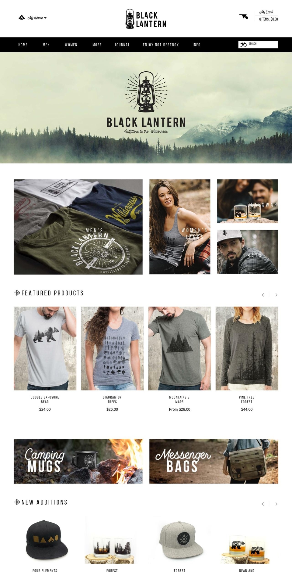 blacklantern.com shopify website screenshot