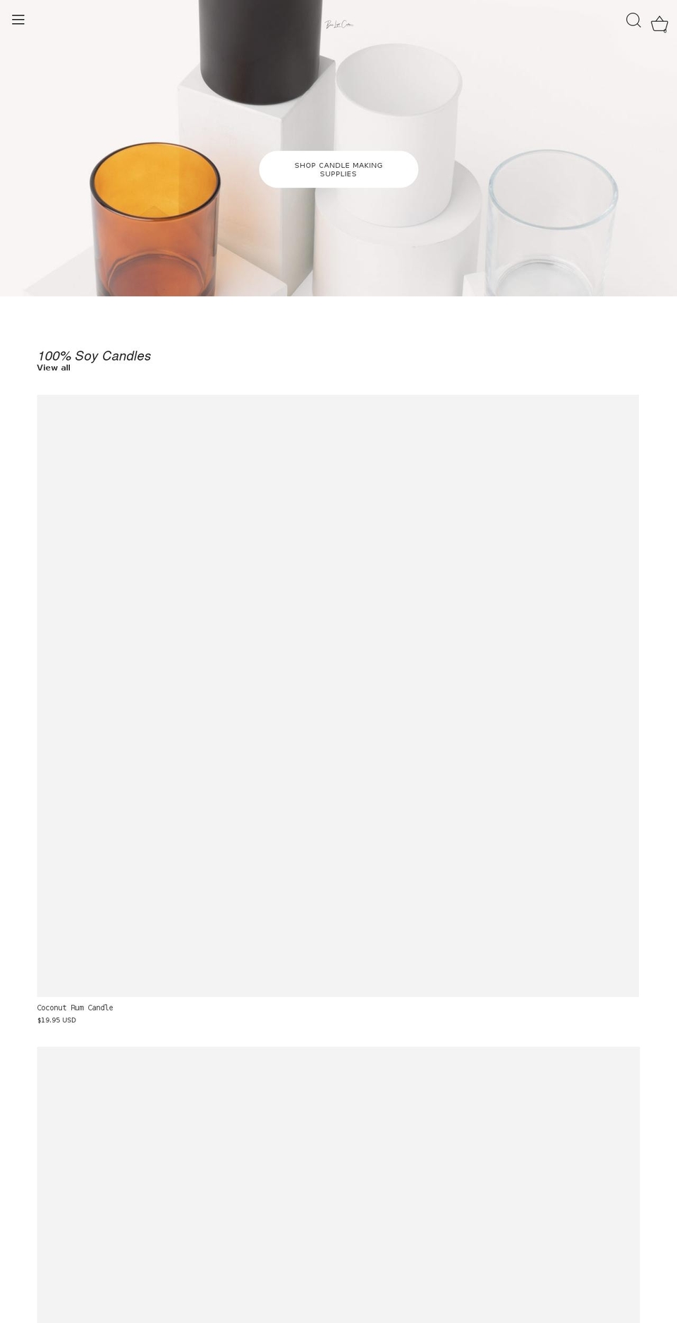 blacklightcandle.com shopify website screenshot