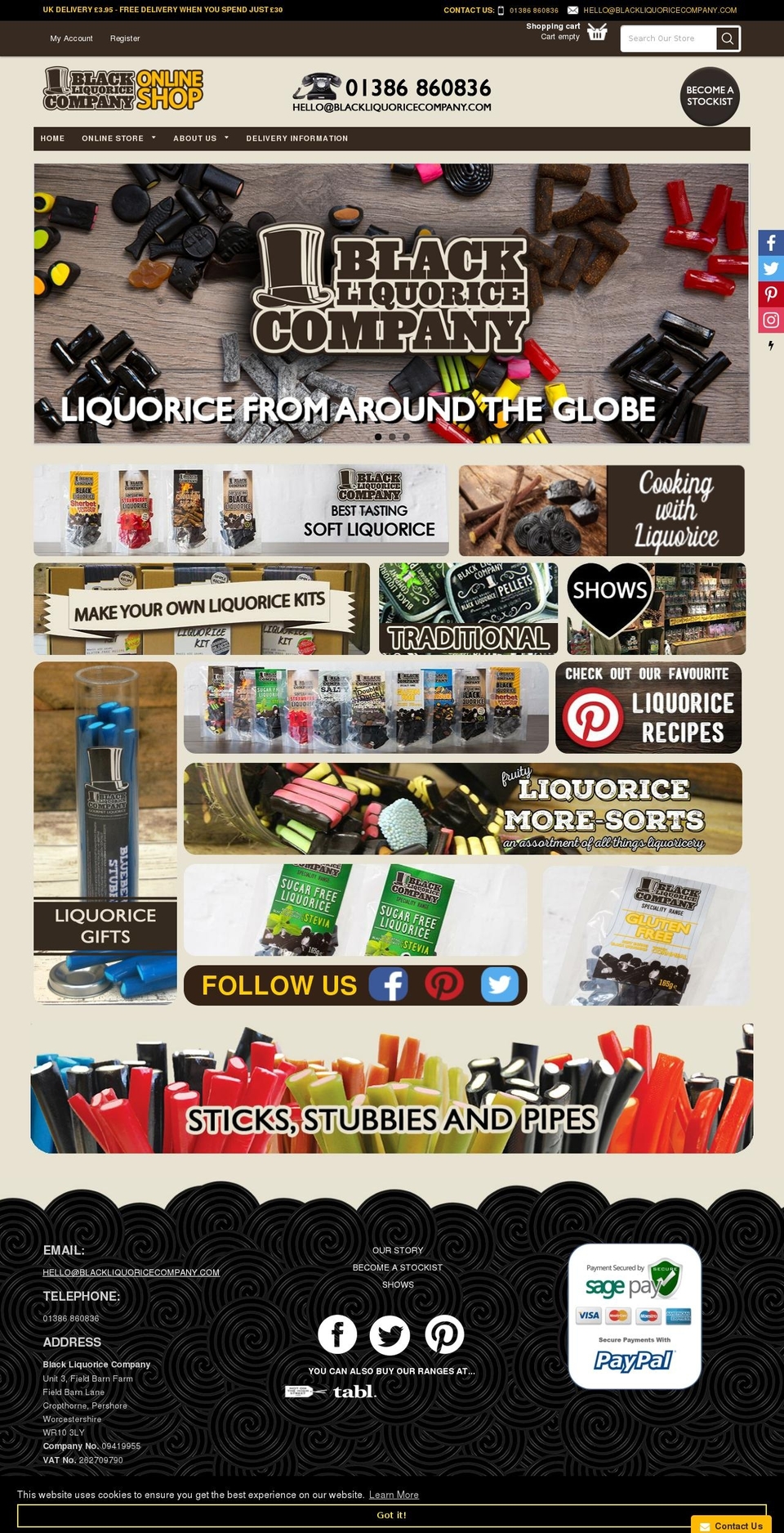 New Website Shopify theme site example blackliquoricecompany.com