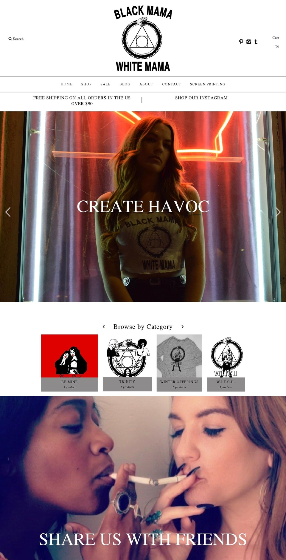 blackmamawhitemama.com shopify website screenshot