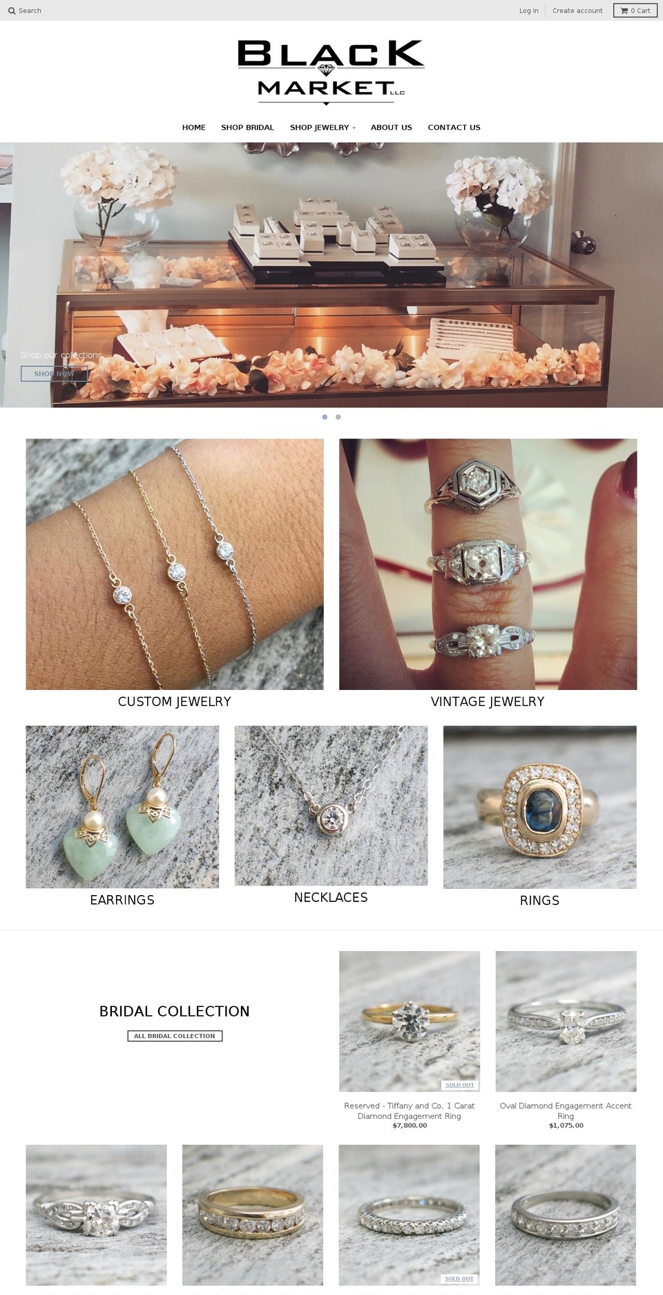 blackmarketllc.com shopify website screenshot
