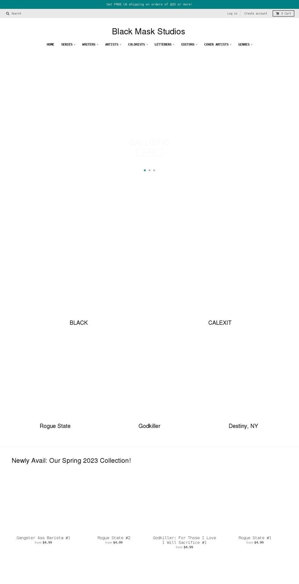 blackmaskstore.com shopify website screenshot