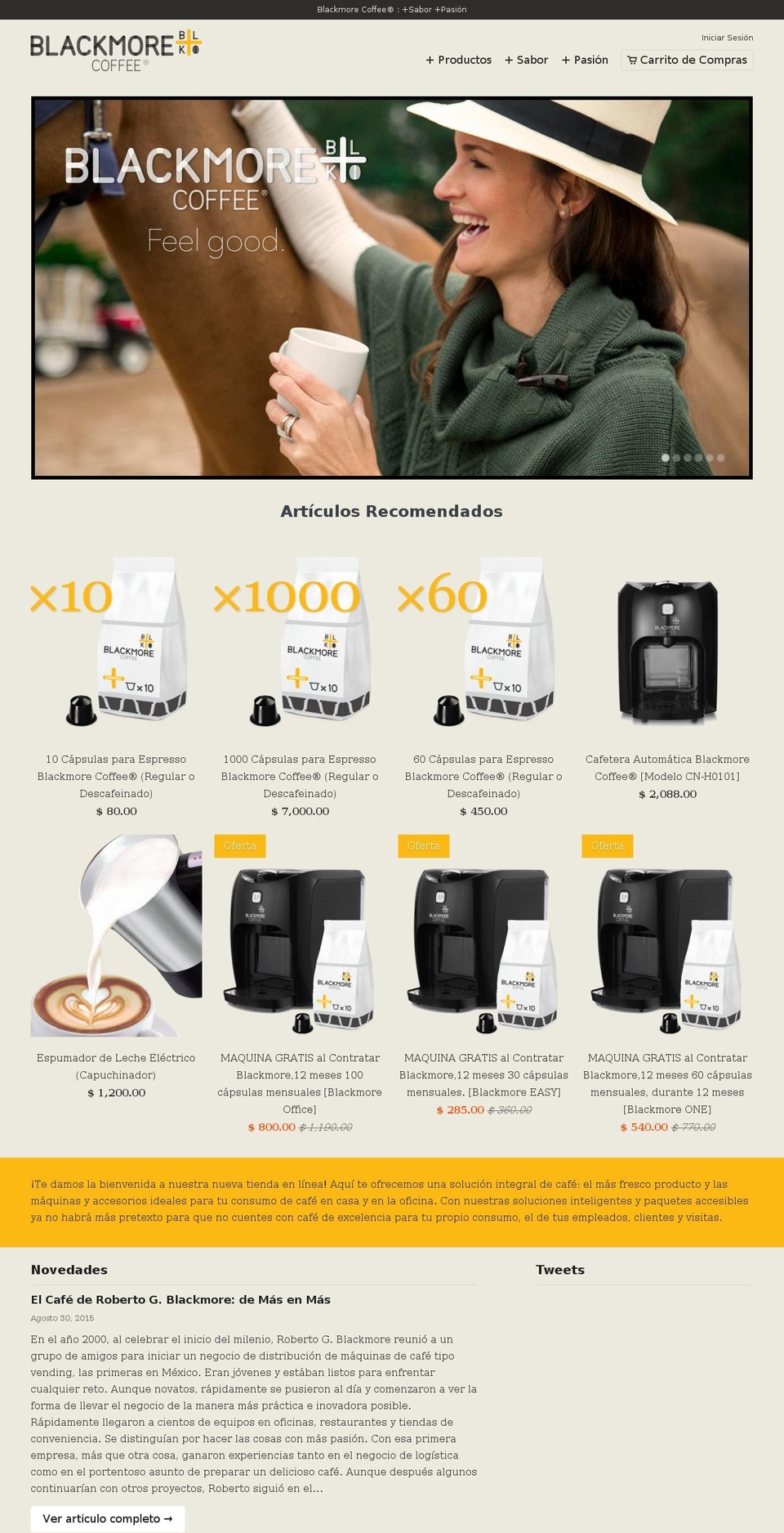 blackmorefoods.com — Shopify storefront screenshot