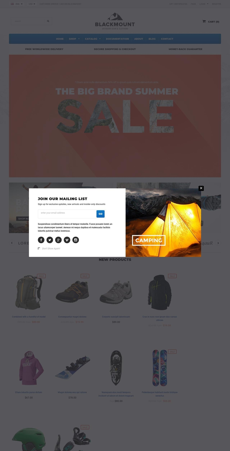 blackmount-demo.myshopify.com shopify website screenshot