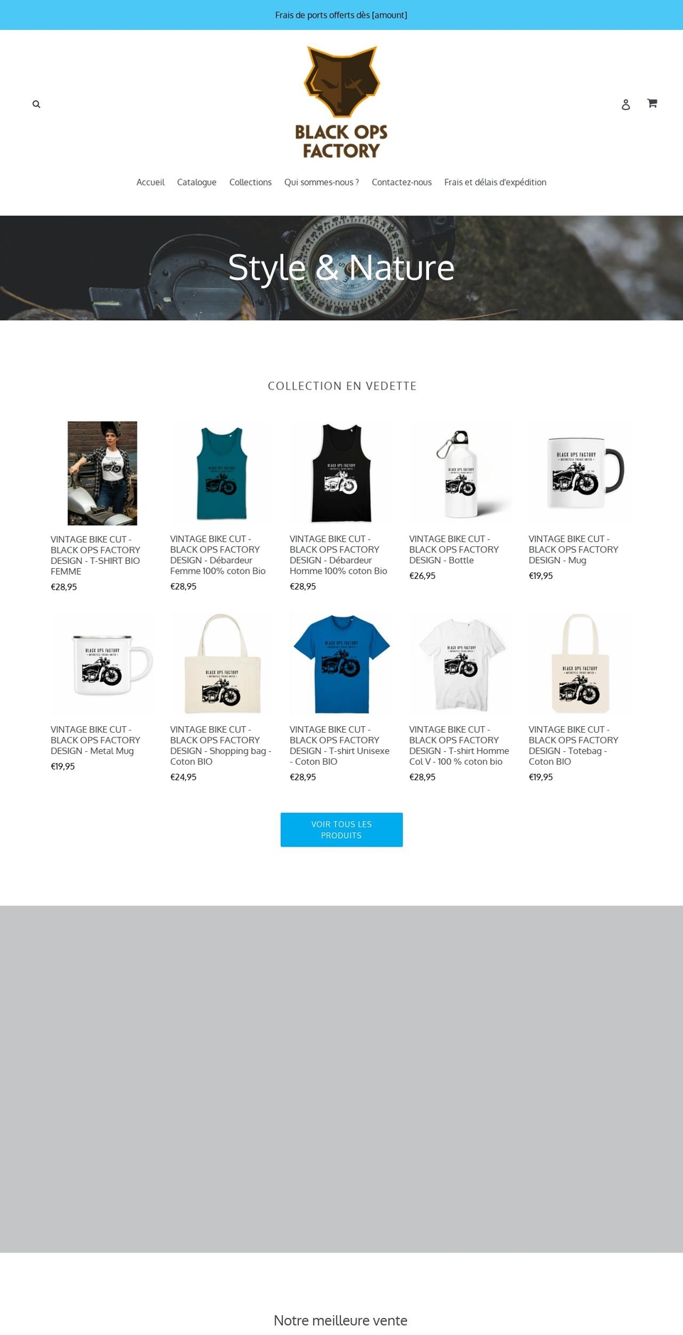 blackopsfactory.com shopify website screenshot