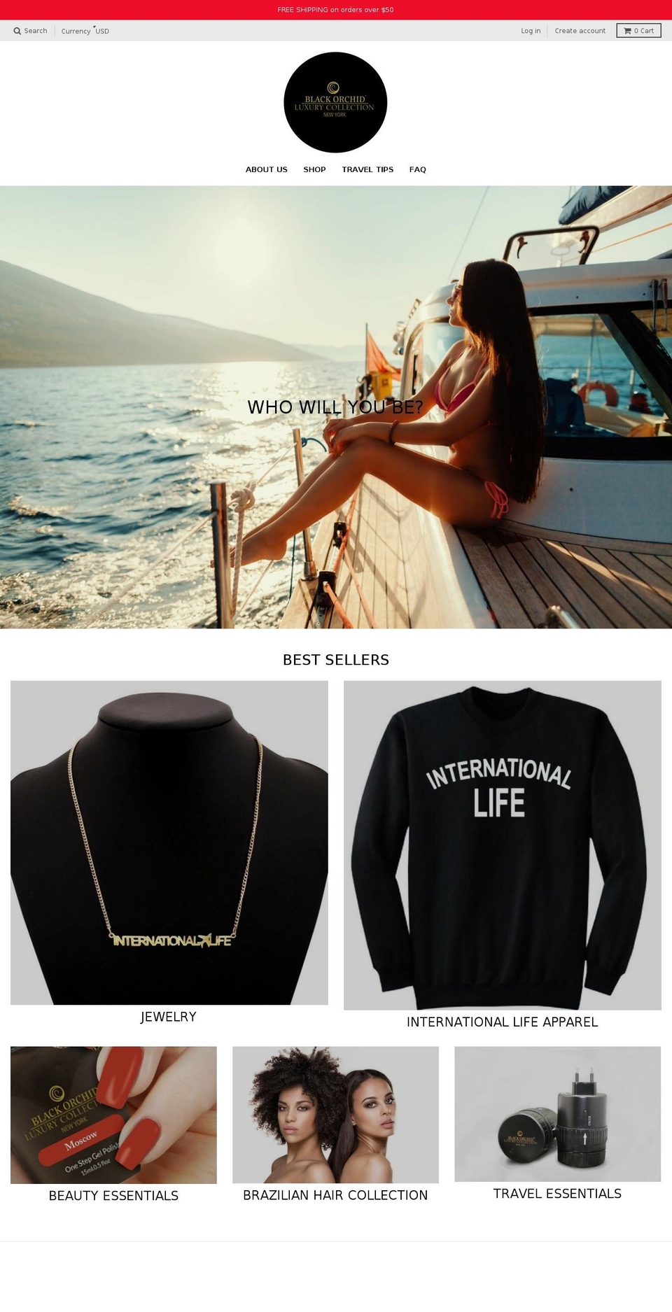 blackorchidluxe.com shopify website screenshot