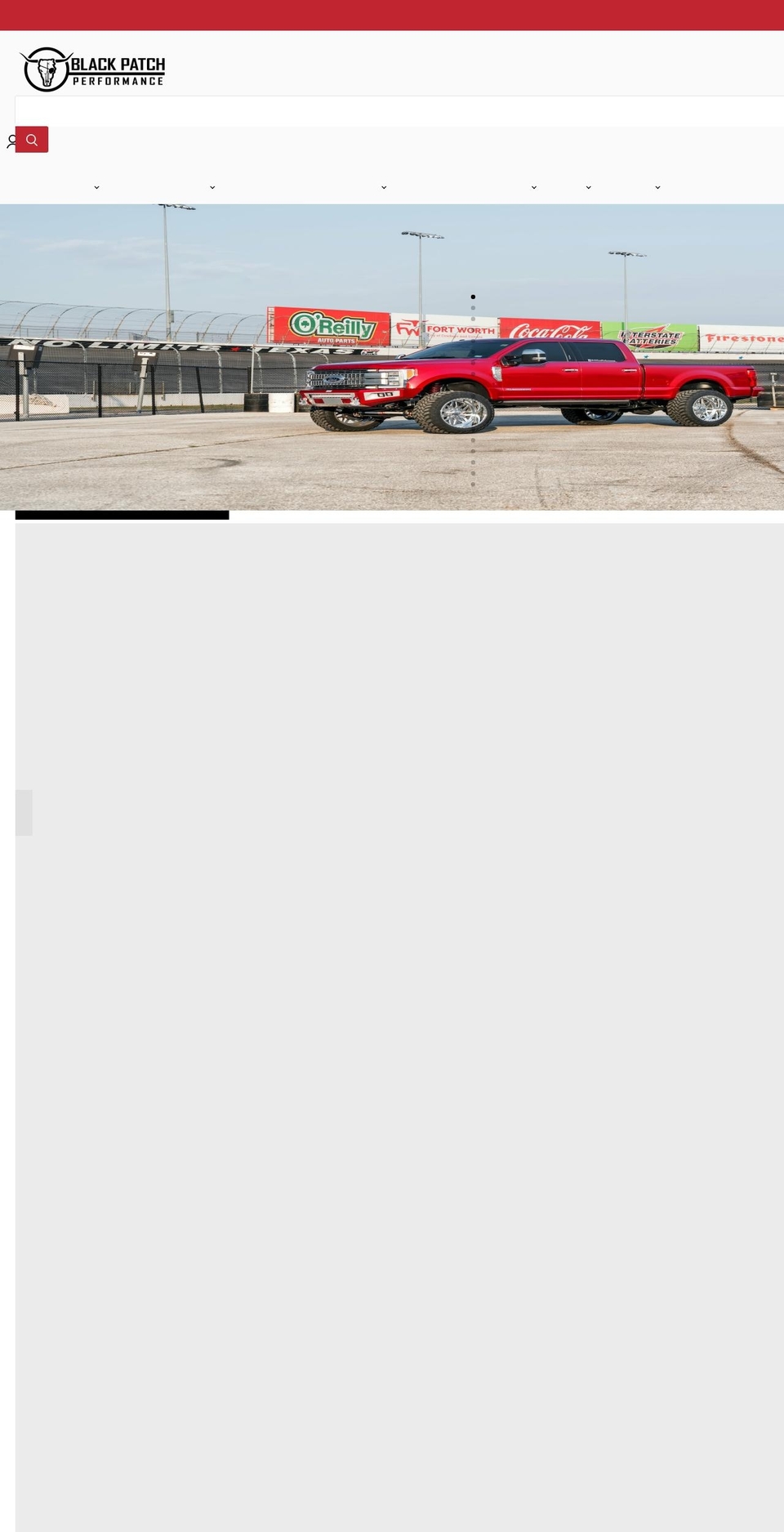 blackpatchperformance.com shopify website screenshot