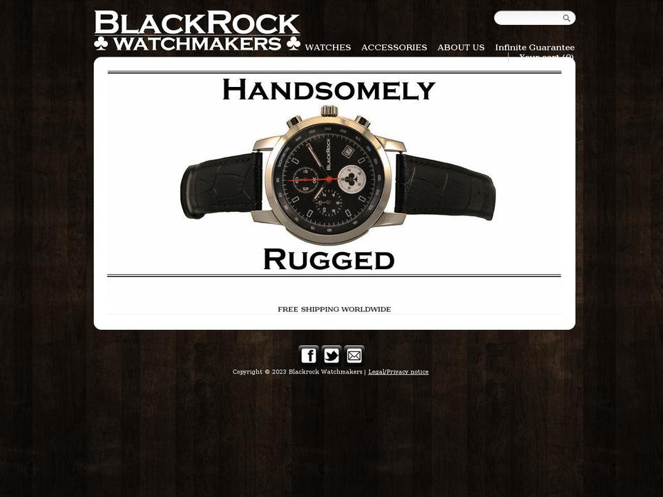 Woodland Shopify theme site example blackrockwatch.com