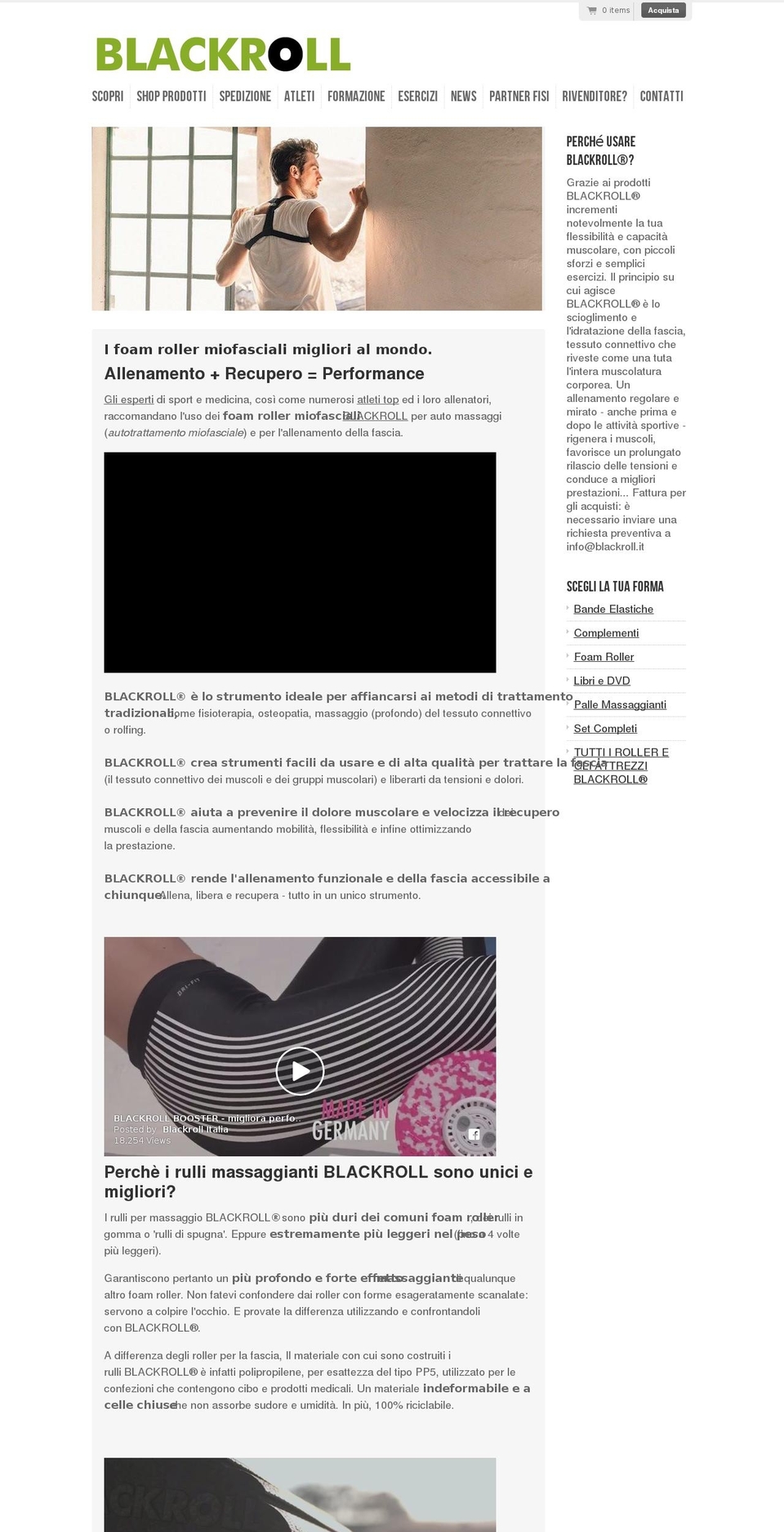 blackroll-italia.myshopify.com shopify website screenshot