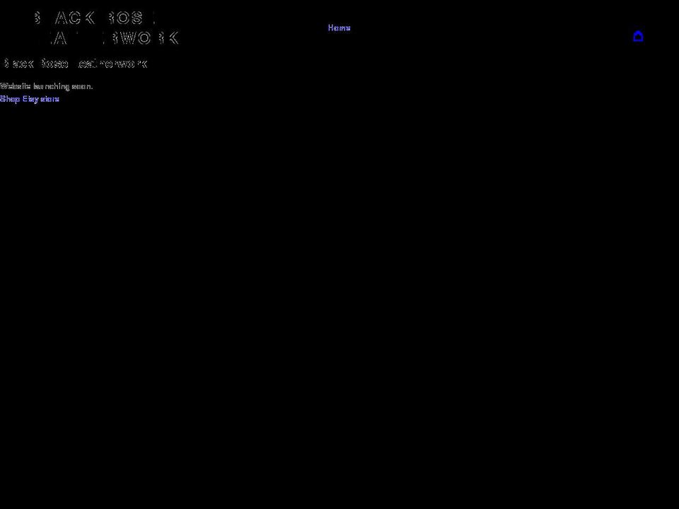 blackroseleatherwork.com shopify website screenshot