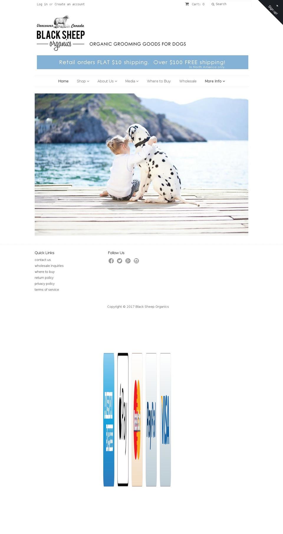 blacksheeporganic.com shopify website screenshot