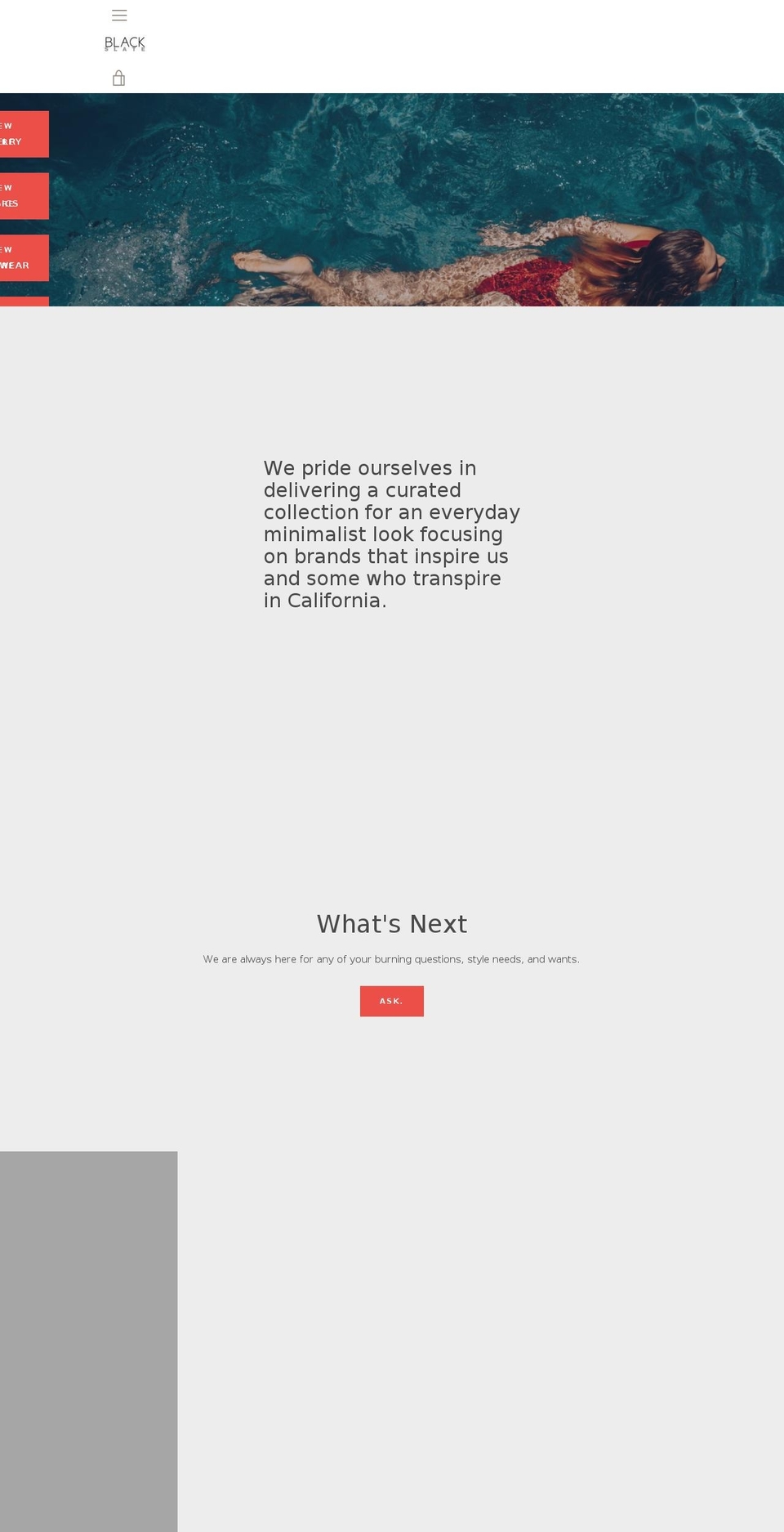 blackslate.co shopify website screenshot