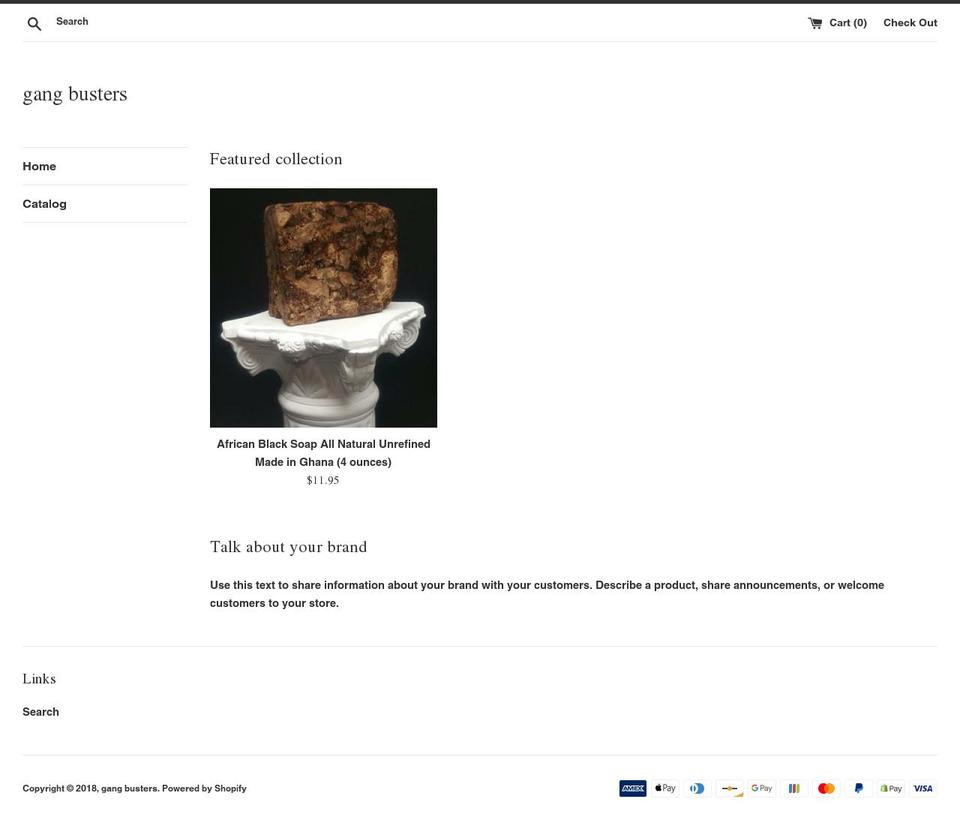blacksoapco.com — Shopify storefront screenshot
