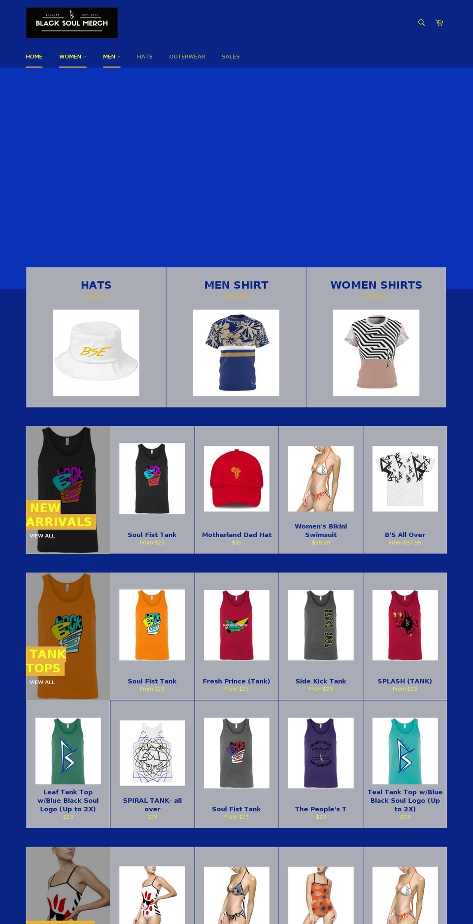 Copy of Copy of venture Shopify theme site example blacksoulmerch.com