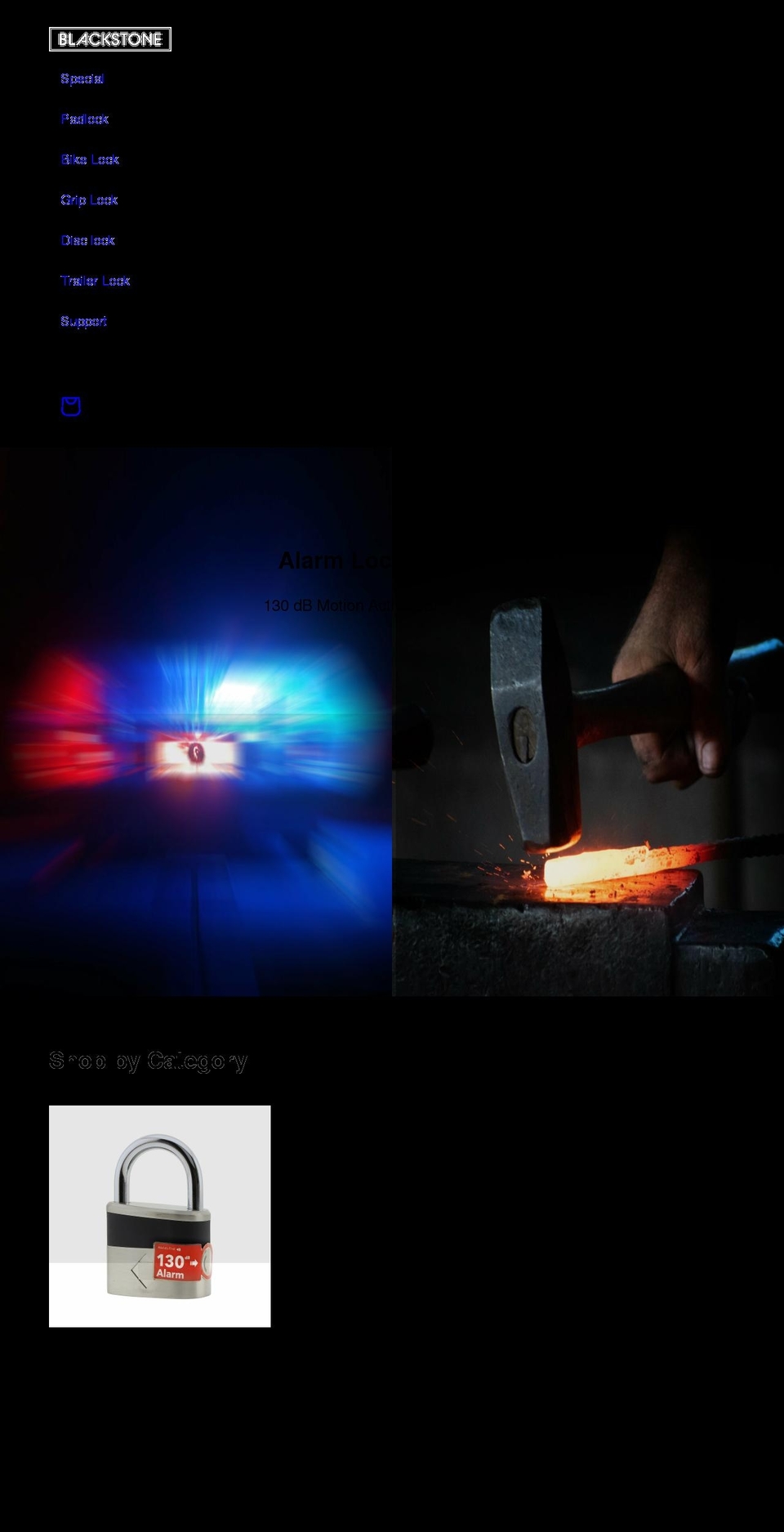 blackstonelock.com shopify website screenshot