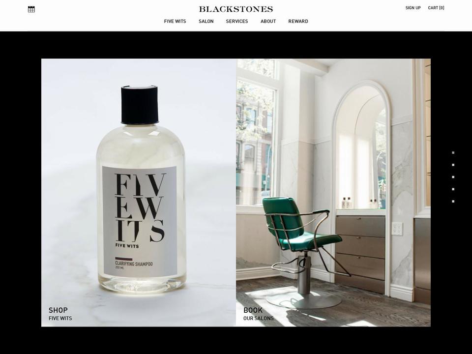 blackstonesnyc.com shopify website screenshot