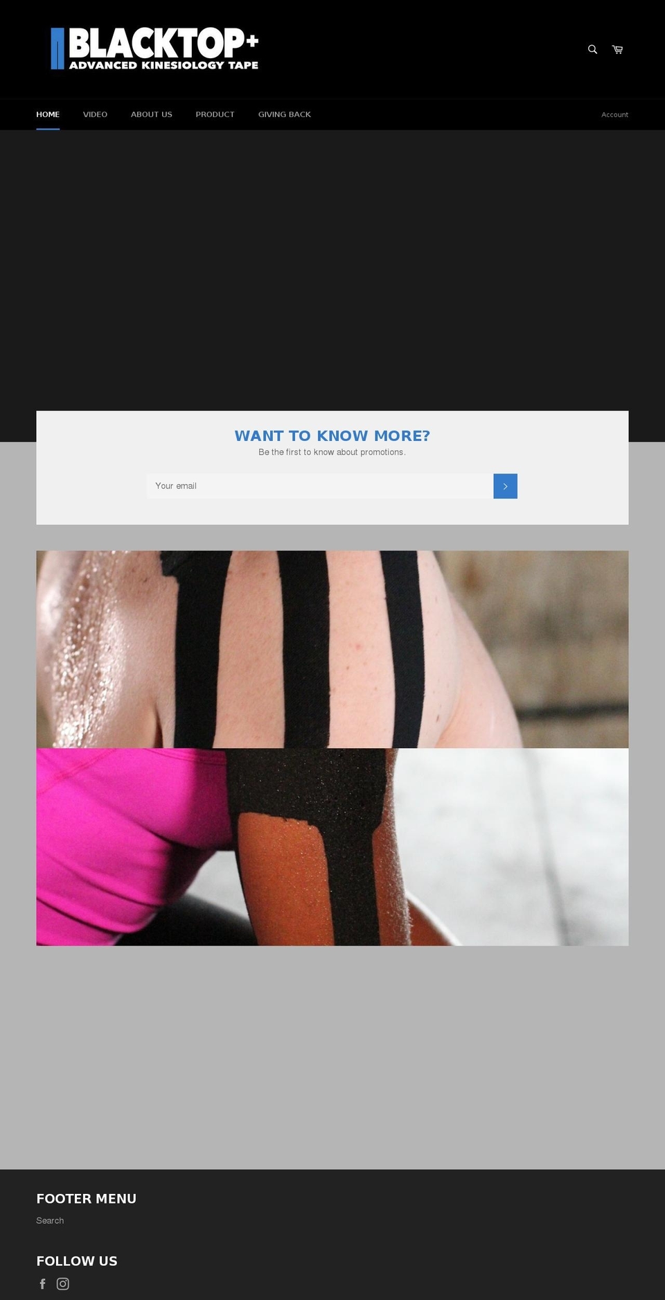 blacktopplus.com — Shopify storefront screenshot
