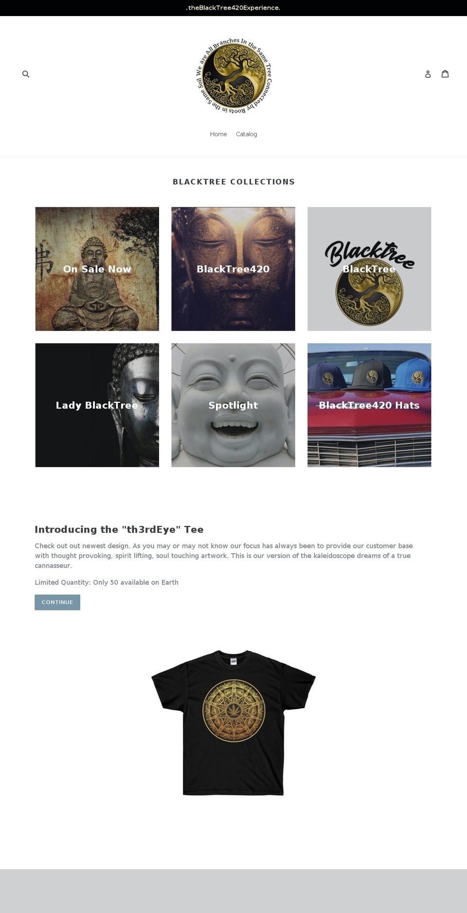 blacktree420.online shopify website screenshot