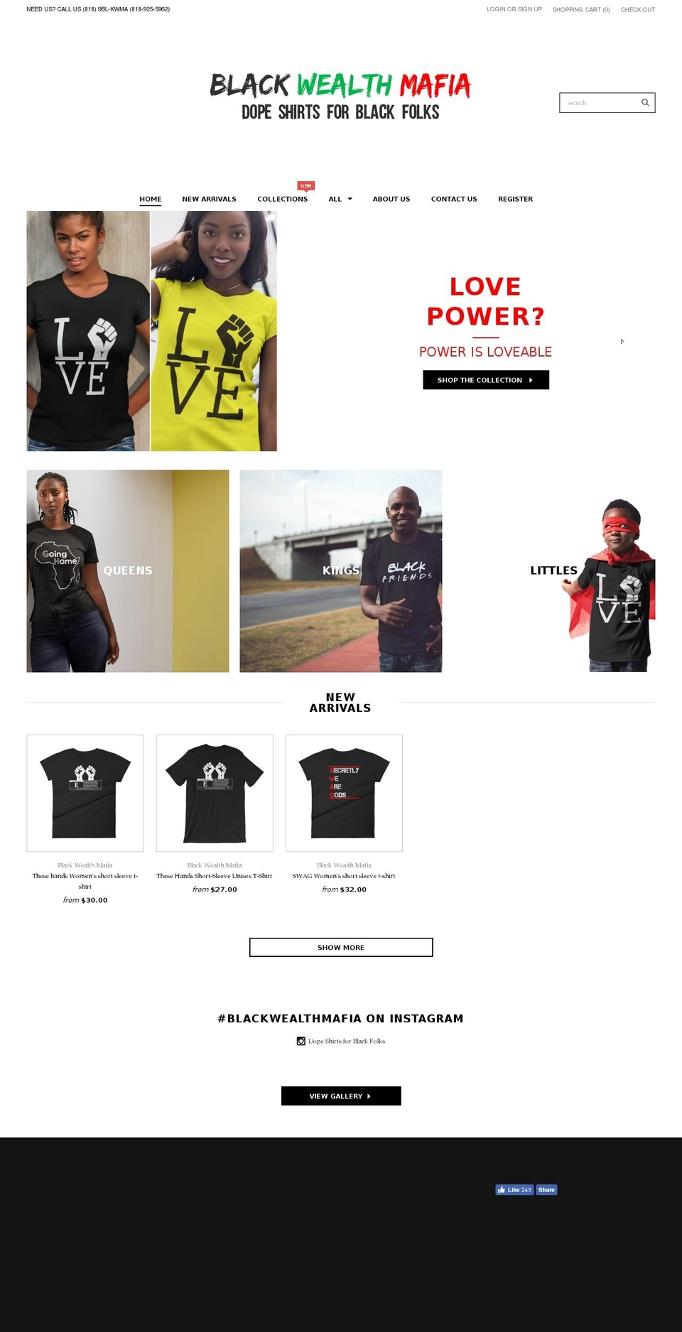 blackwealthmafia.com shopify website screenshot