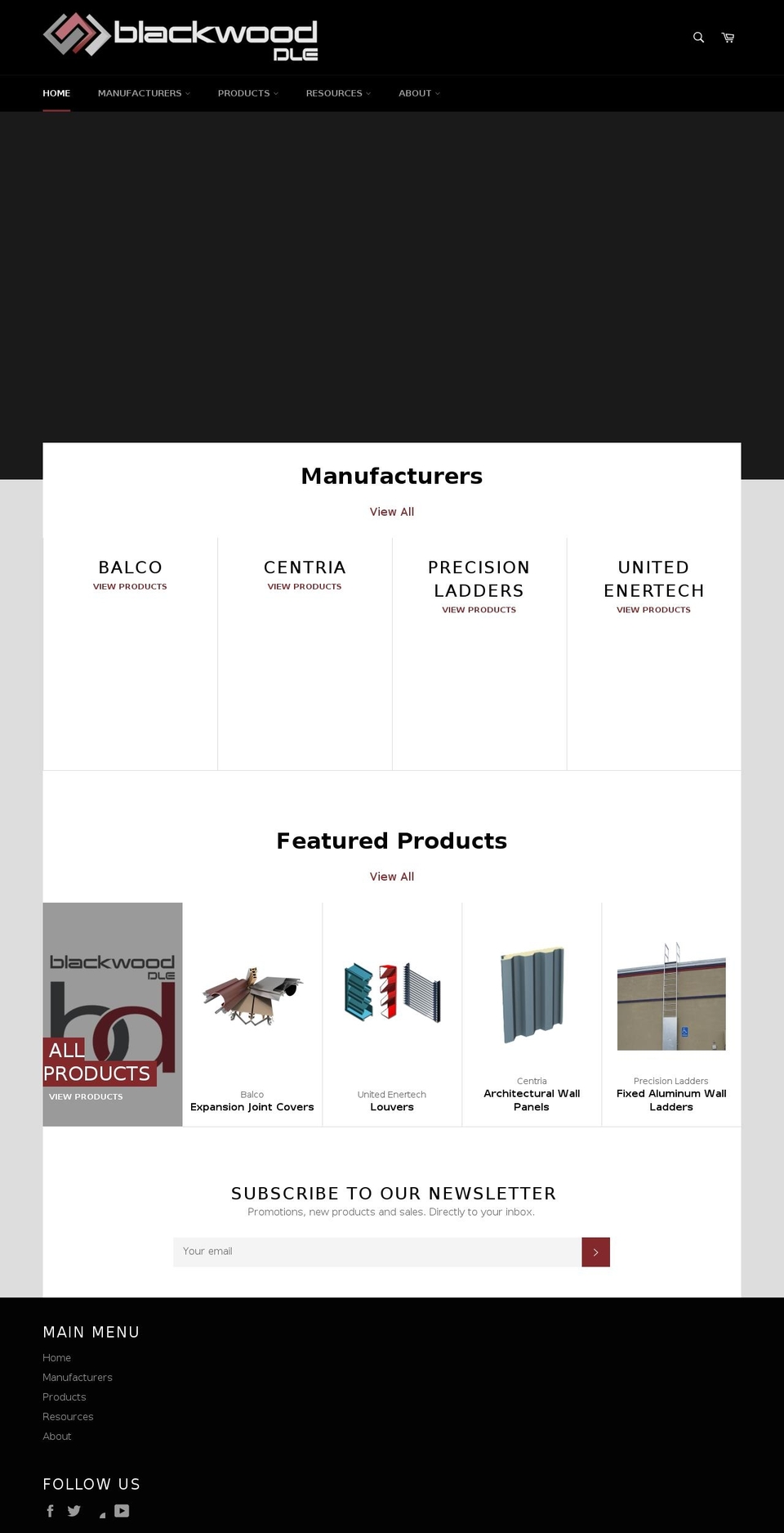 blackwood-dle.com shopify website screenshot