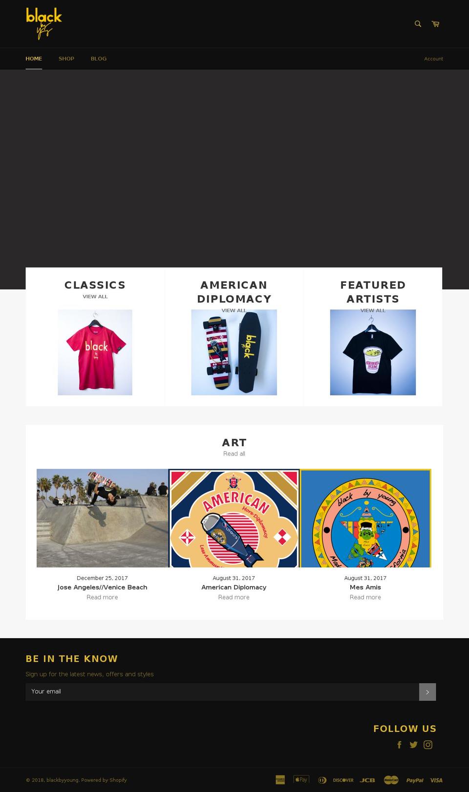 blackx.us shopify website screenshot