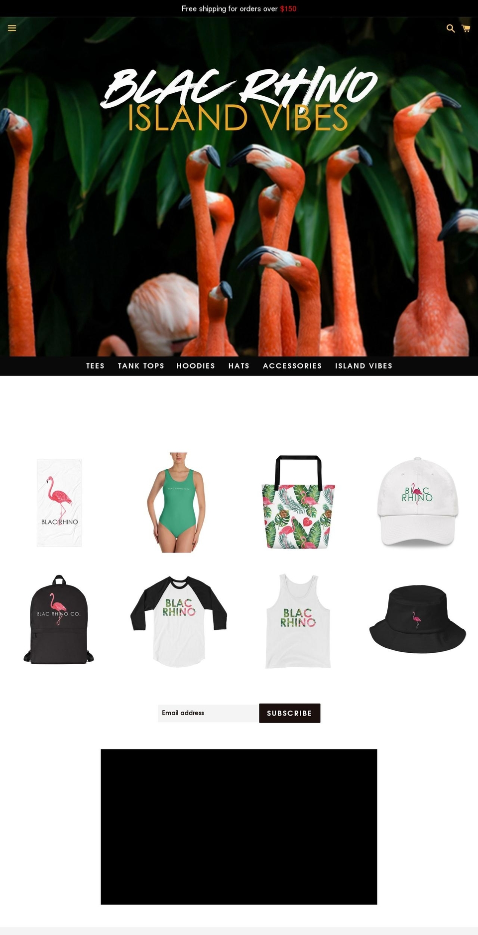 blacrhino.com — Shopify storefront screenshot