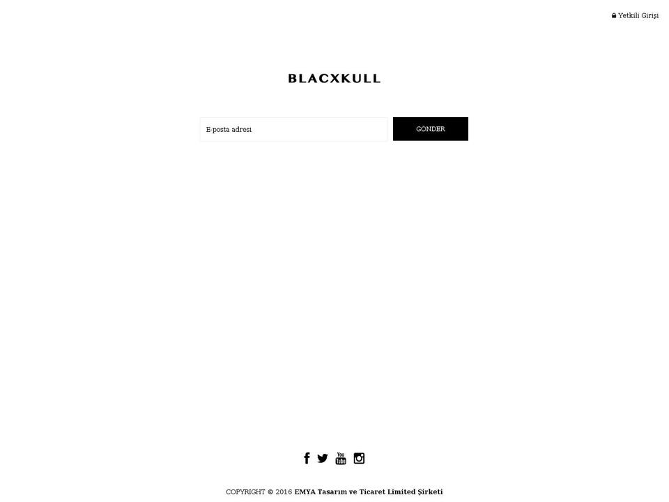 blacxkull.com shopify website screenshot