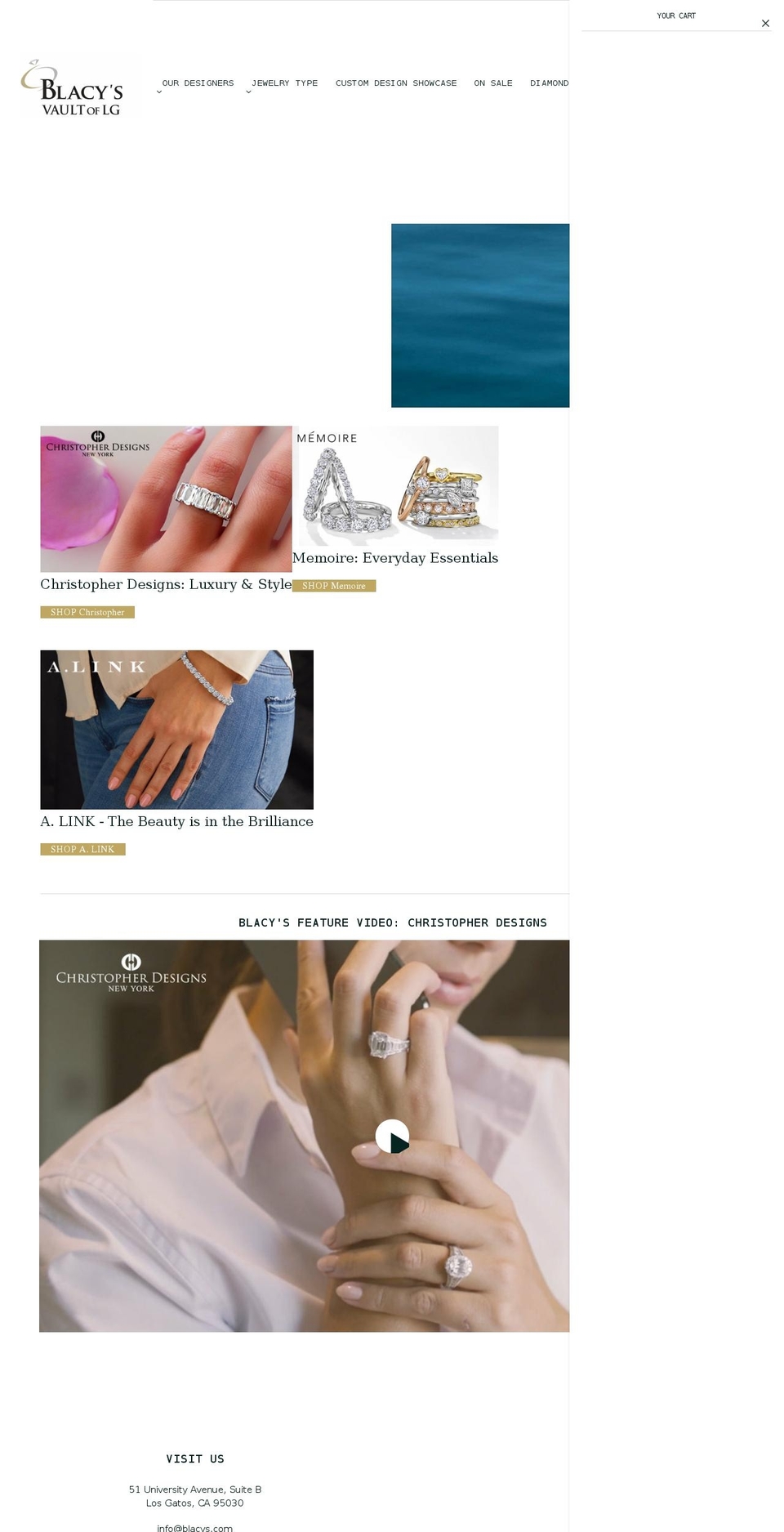 blacys.com shopify website screenshot