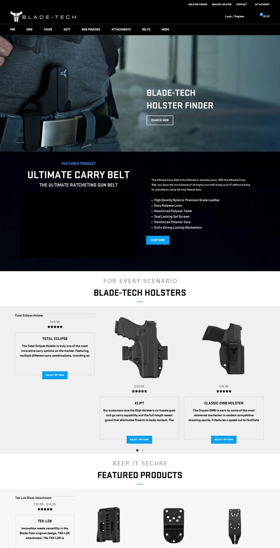 theme-blade-tech-holsters-myshopify-com-blade-t Shopify theme site example bladetechholster.com
