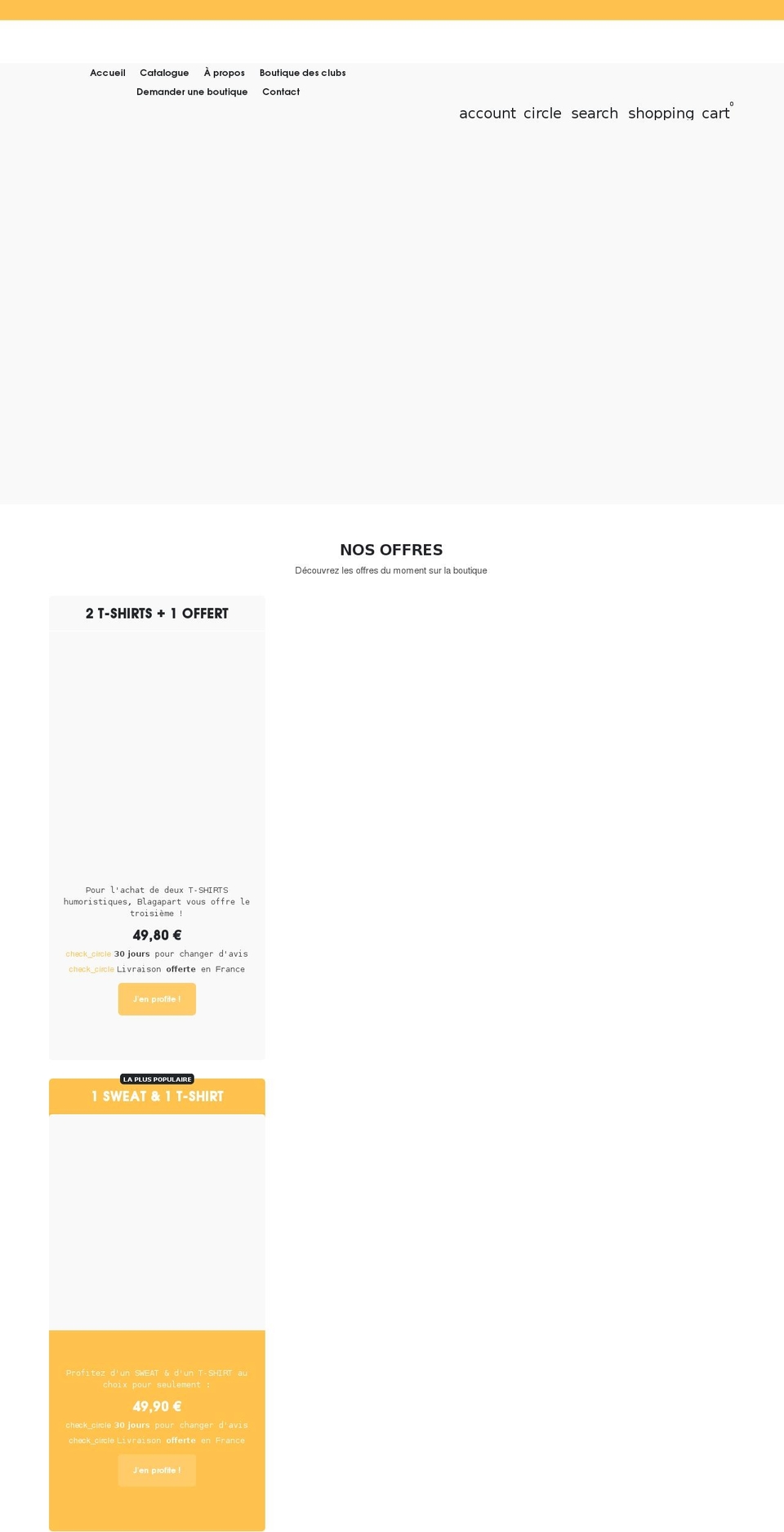 blagapart.com shopify website screenshot