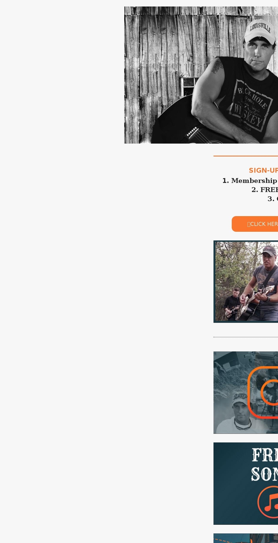 blairmathewsmusic.com — Shopify storefront screenshot