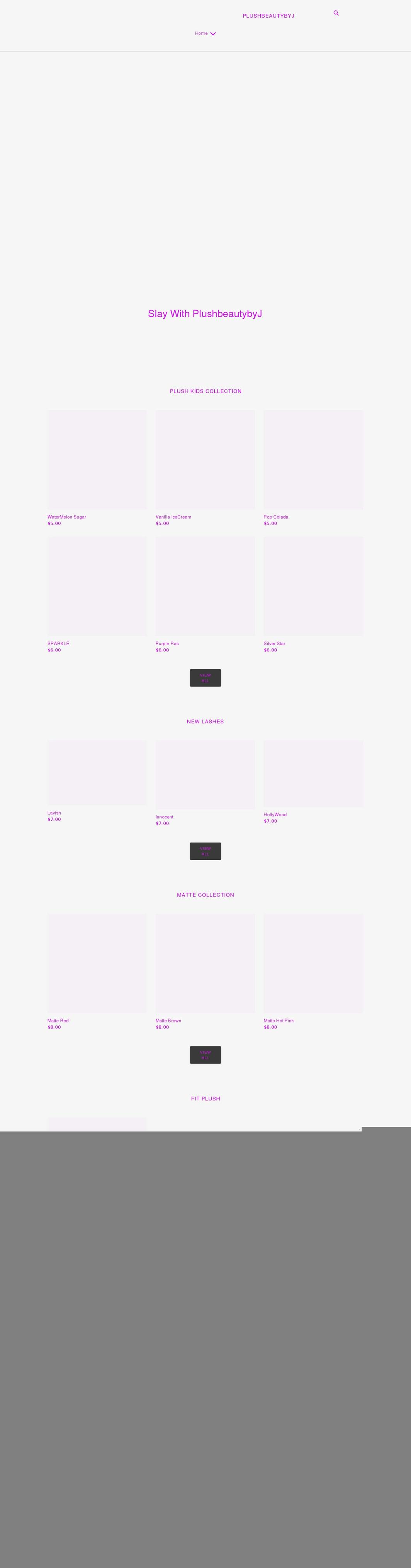 blakandposh.com shopify website screenshot