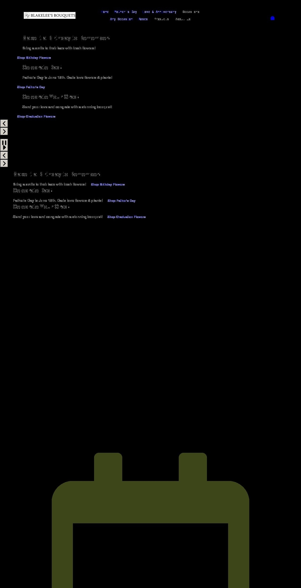 mol-standard- Shopify theme site example blakeleesbouquets.com