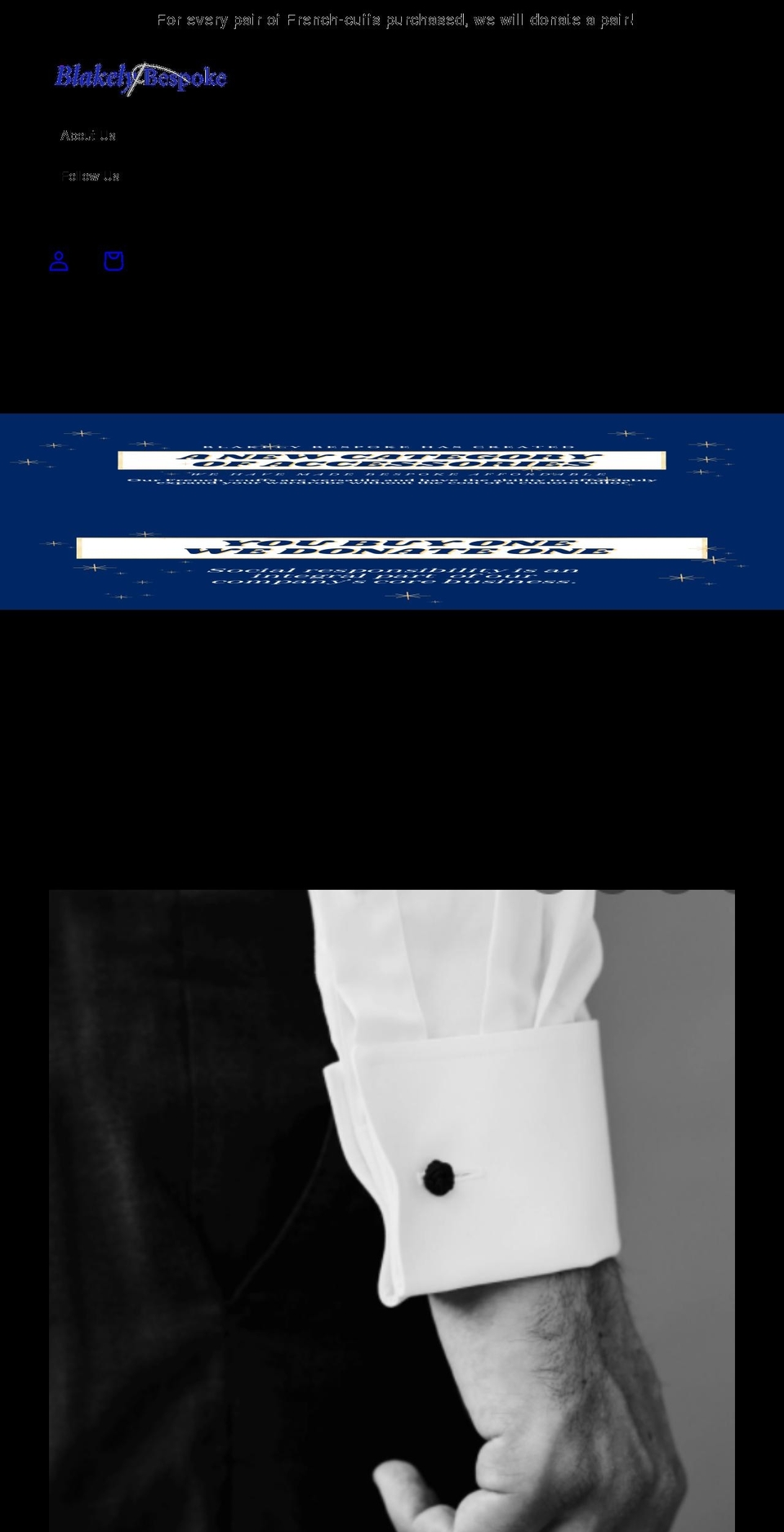 blakelybespoke.com shopify website screenshot