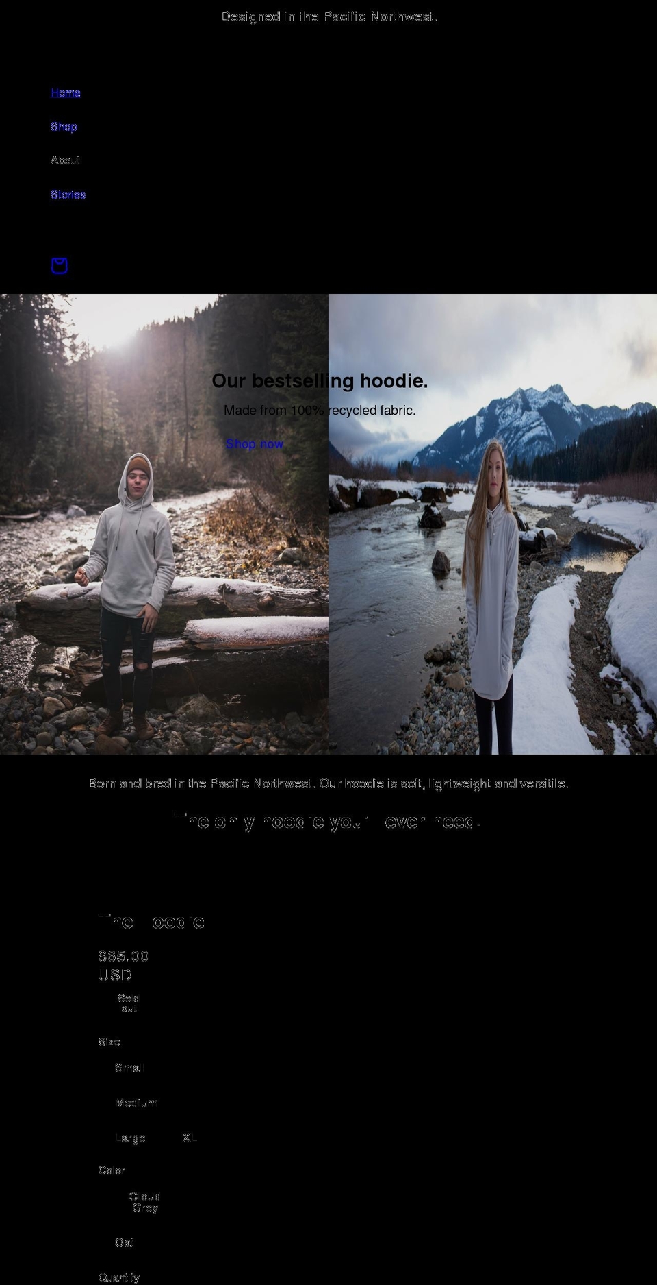 blakewarmenhoven.com — Shopify storefront screenshot