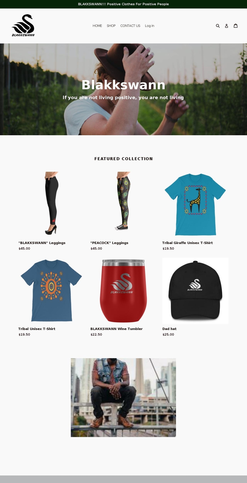 blakkswann.com — Shopify storefront screenshot