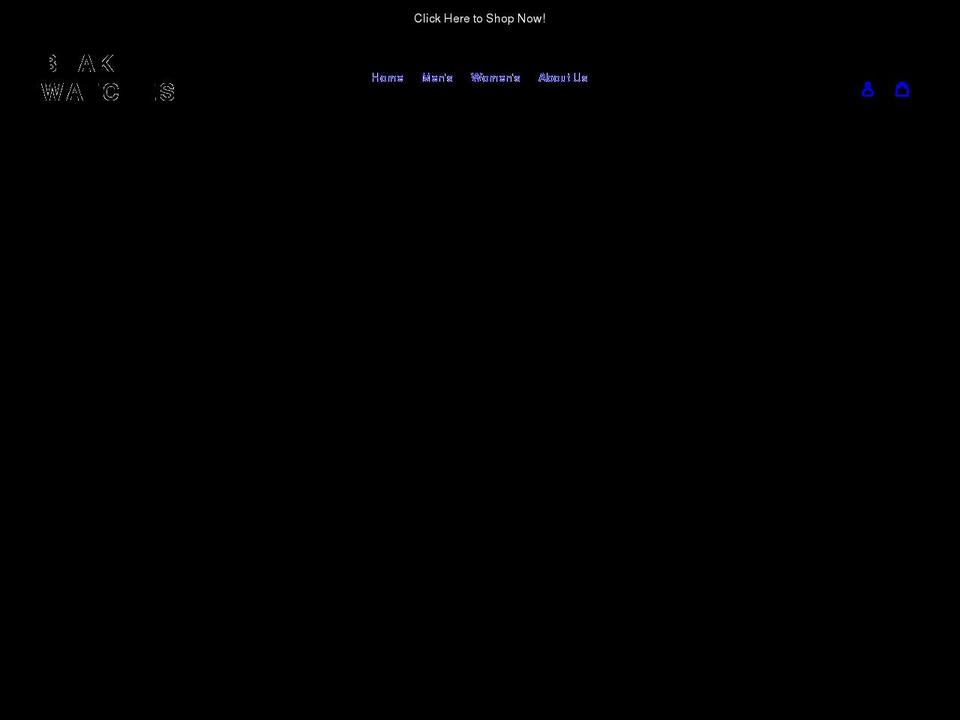 blakwatches.com shopify website screenshot