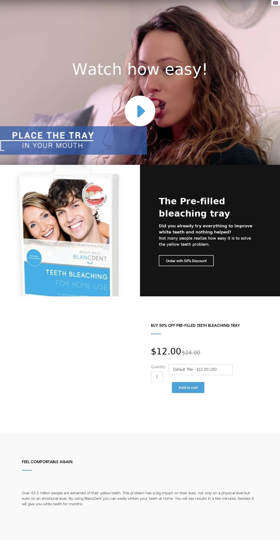 blancdent.com — Shopify storefront screenshot