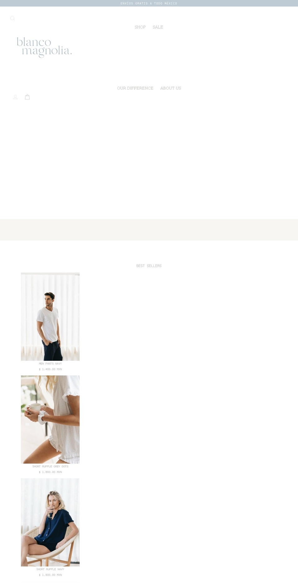 blancomagnolia.com shopify website screenshot