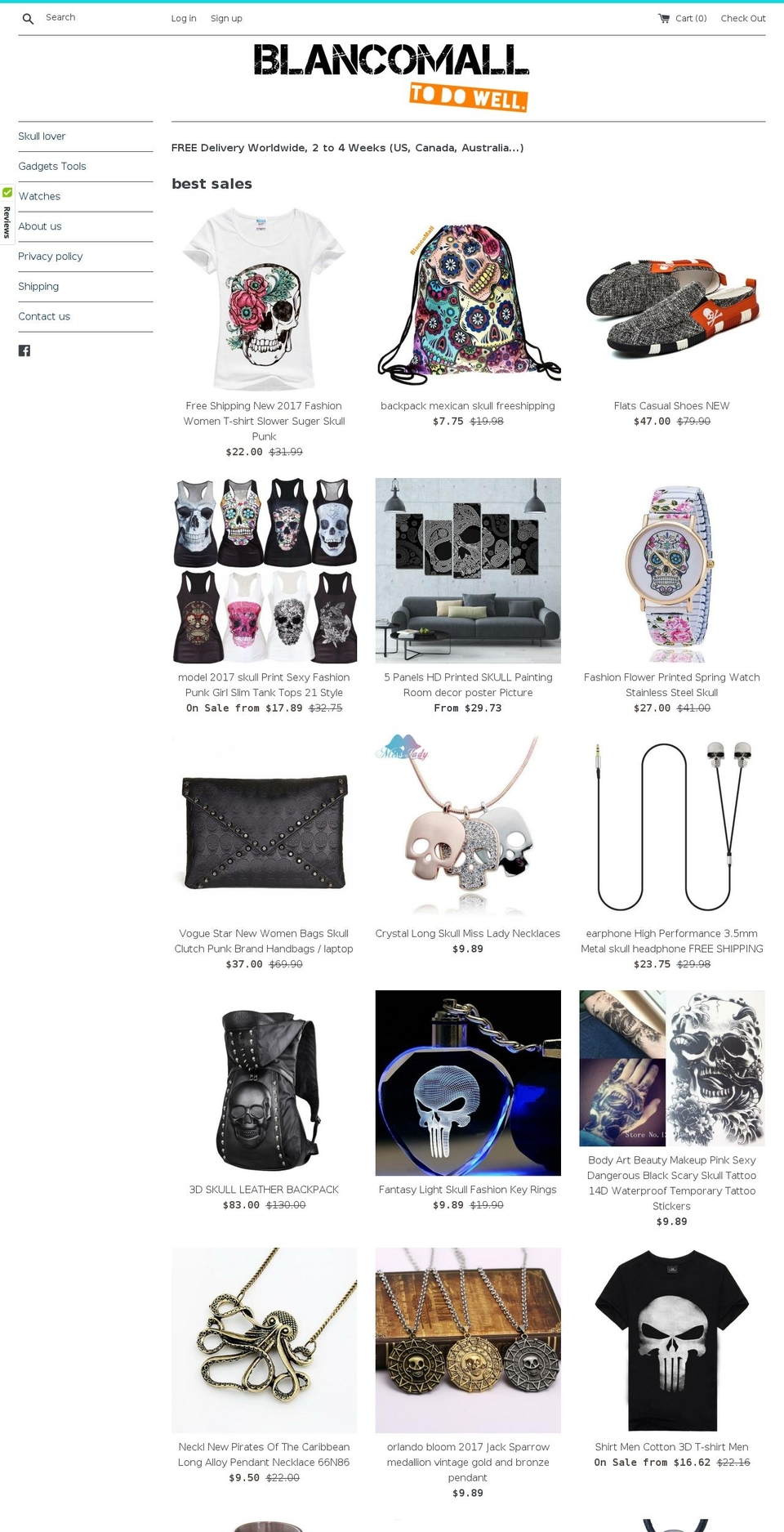 blancomall.com shopify website screenshot