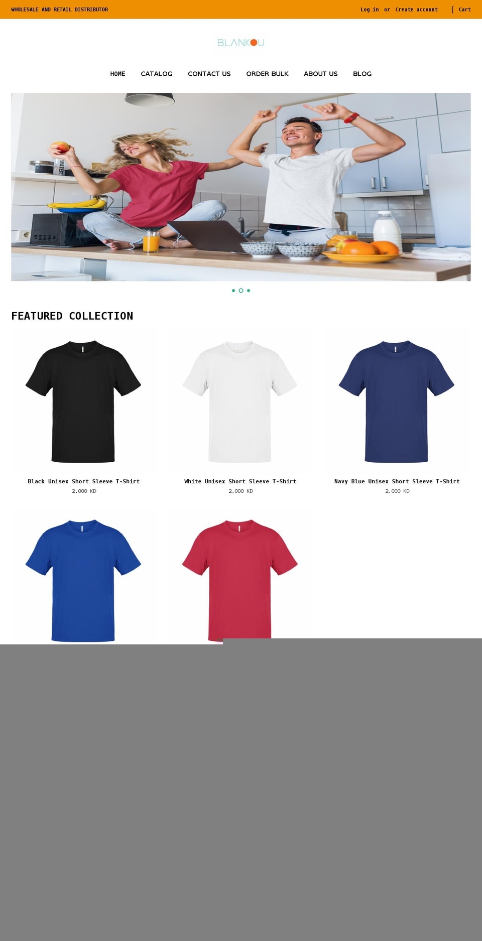 blankou.com shopify website screenshot